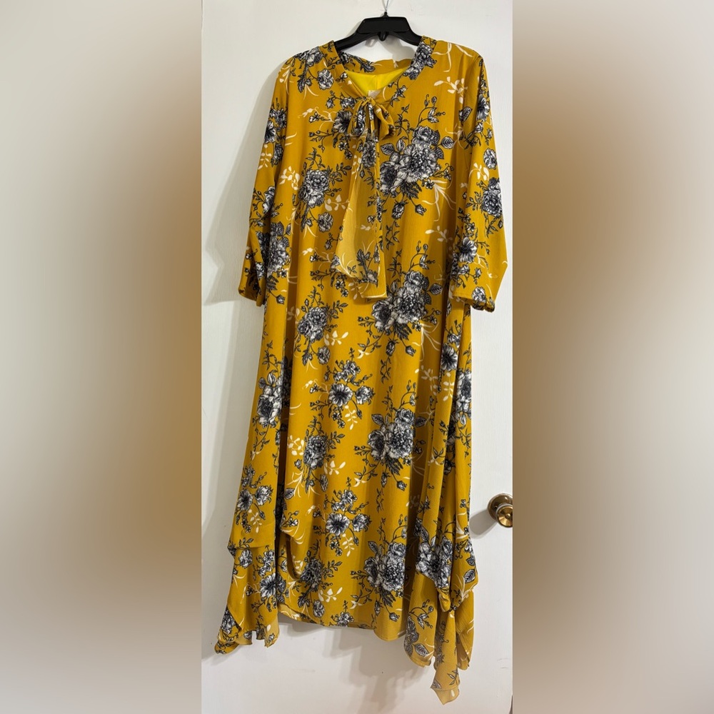 Zadie B’s  Yellow Floral Dress